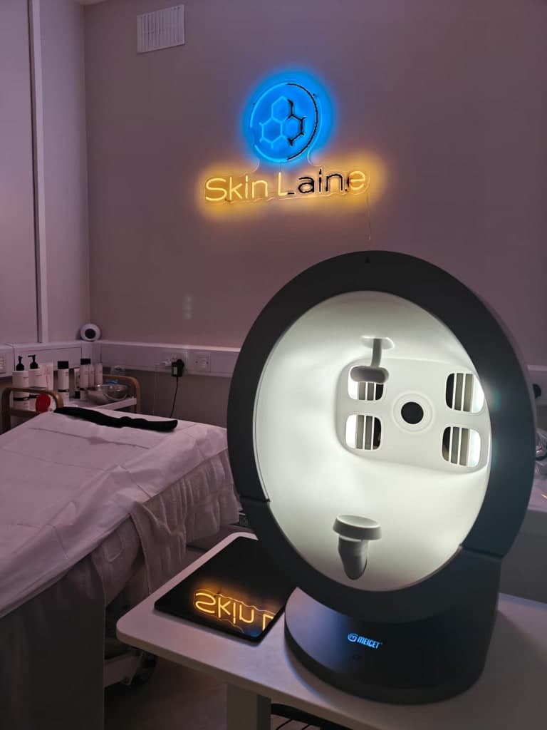 Skin analysis consultation at Skin Laine